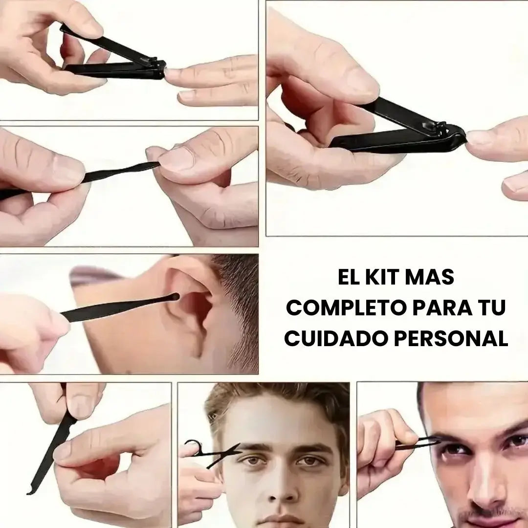 SET MANICURA  ESTUCHE DE LUJO-  24 PIEZAS  DE CALIDAD✅