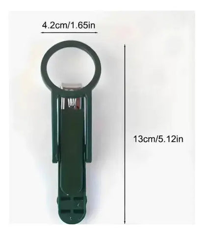 Cortaúñas en Acero Inoxidable con lupa