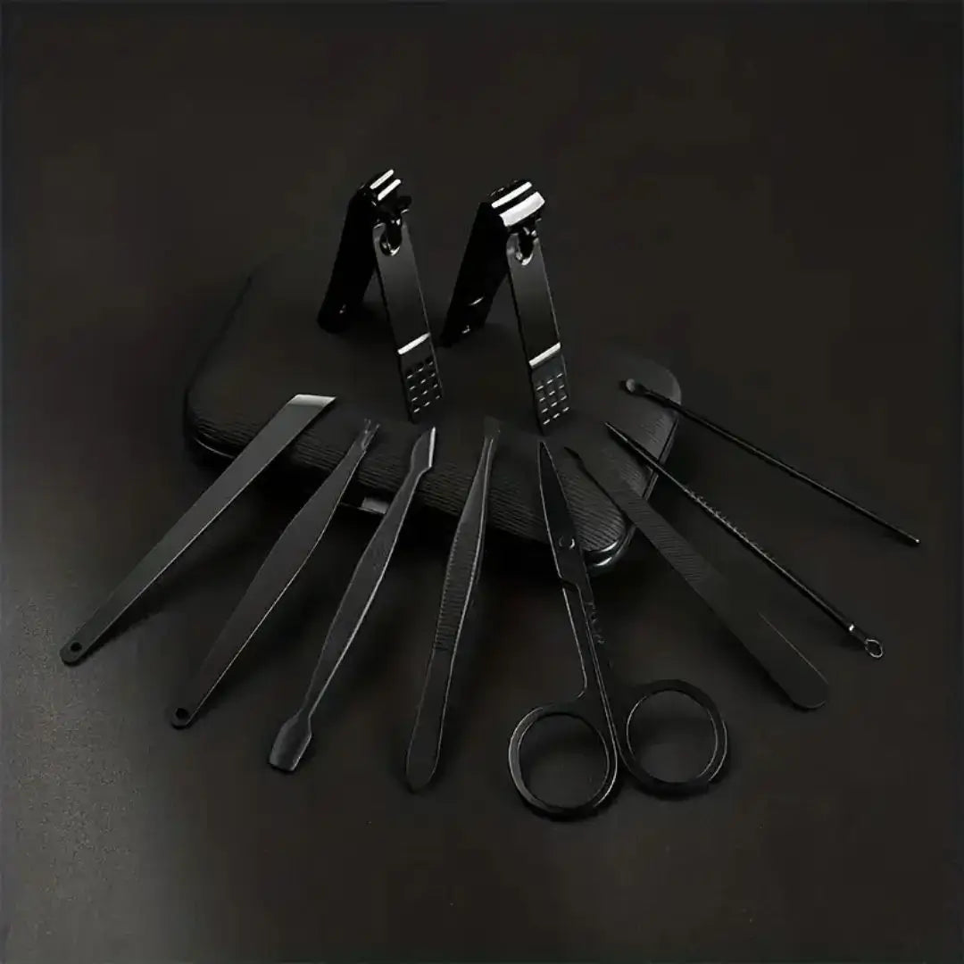 SET MANICURA  ESTUCHE DE LUJO-  24 PIEZAS  DE CALIDAD✅